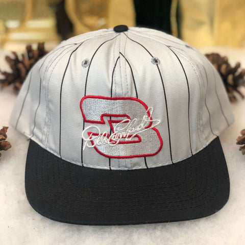 Vintage NASCAR Dale Earnhardt Pinstripe Sports Image Twill Snapback Hat