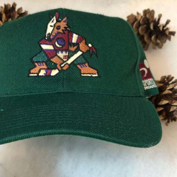 Vintage NHL Phoenix Coyotes Sports Specialties Plain Logo Wool Snapback Hat