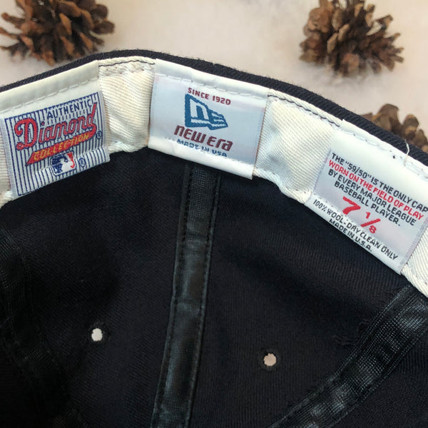 Vintage MLB Atlanta Braves New Era Wool Fitted Hat 7 1/8