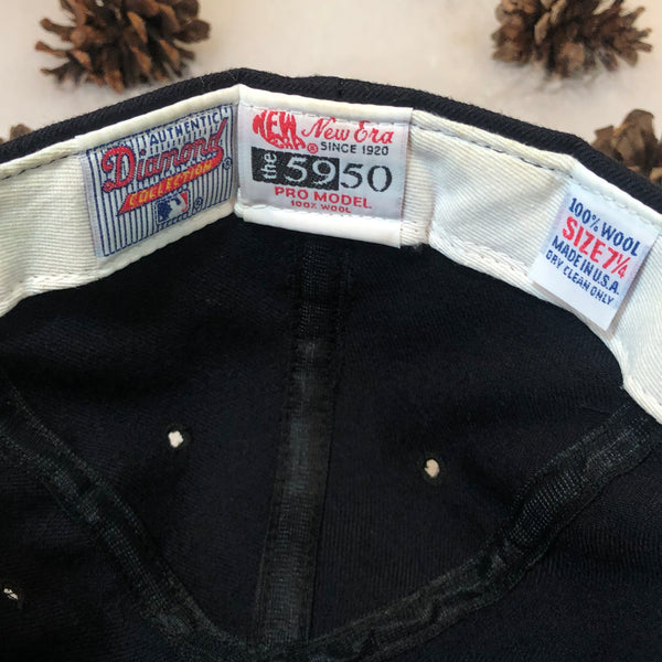Vintage MLB Detroit Tigers New Era Wool Fitted Hat 7 1/4