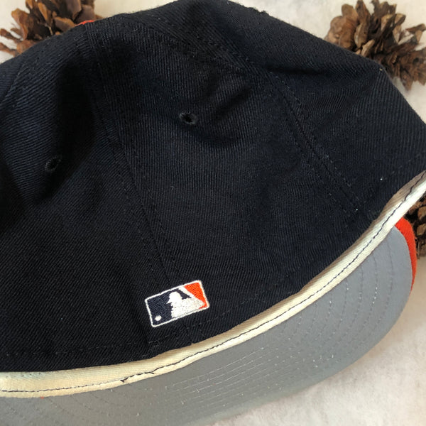 Vintage MLB Detroit Tigers New Era Wool Fitted Hat 7 1/4