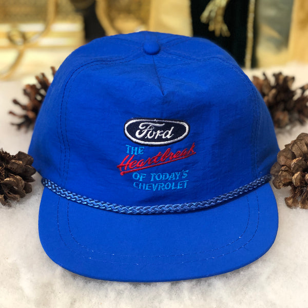 Vintage Deadstock NWOT Ford The Heartbreak of Today's Chevrolet Nylon Snapback Hat