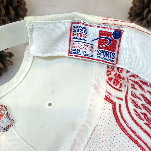 Vintage NHL Detroit Red Wings Sports Specialties Laser Snapback Hat