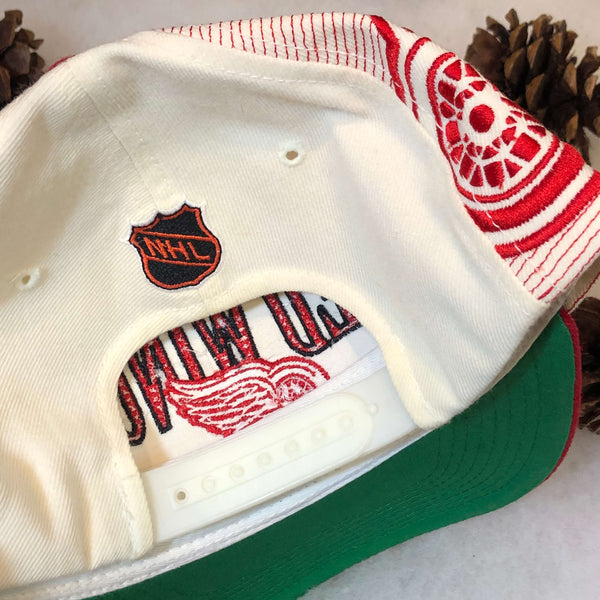 Vintage NHL Detroit Red Wings Sports Specialties Laser Snapback Hat