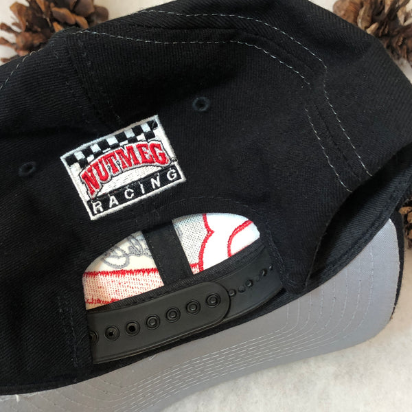 Vintage NASCAR Dale Earnhardt Nutmeg Mills Wool Snapback Hat