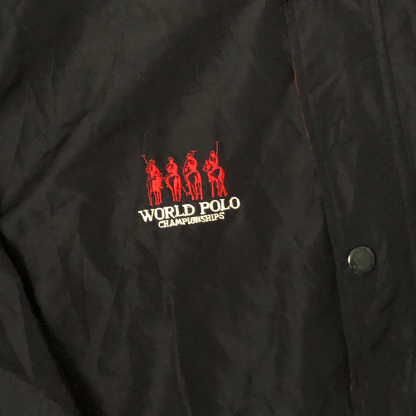 Vintage World Polo Championships Great Britain Windbreaker Jacket (XL)