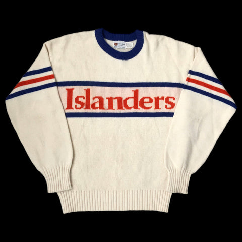 Vintage NHL New York Islanders Cliff Engle Knit Sweater (L)