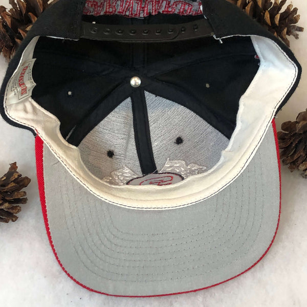 Vintage NASCAR Dale Earnhardt "Intimidator" Checkered Flags Nutmeg Mills Wool Snapback Hat