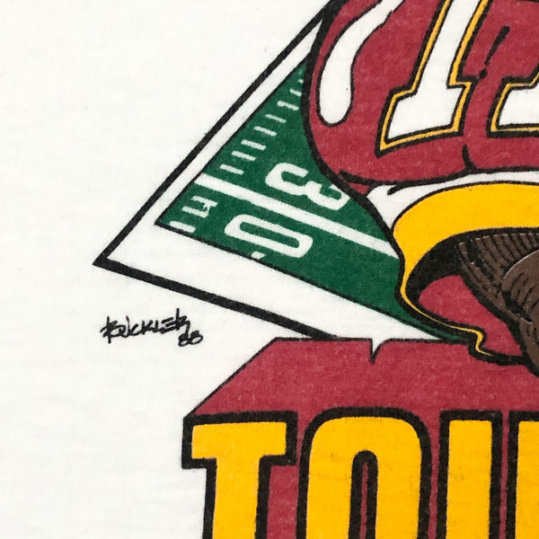 Vintage 1988 NFL Washington Redskins Doug Williams "Touch of Class" Shirt Xplosion T-Shirt (M)