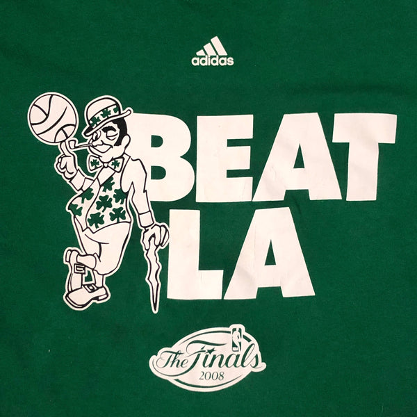 2008 NBA Finals Boston Celtics "Beat LA" Adidas T-Shirt (L)