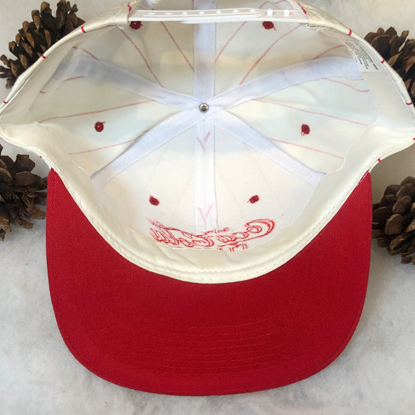 Vintage Enjoy Coca-Cola Classic Pinstripe Twill Snapback Hat