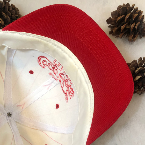 Vintage Enjoy Coca-Cola Classic Pinstripe Twill Snapback Hat