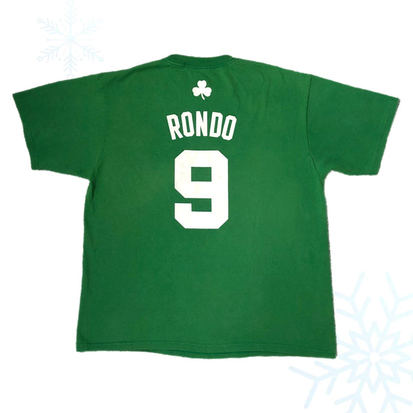 NBA Boston Celtics Rajon Rondo Adidas T-Shirt Jersey (L)