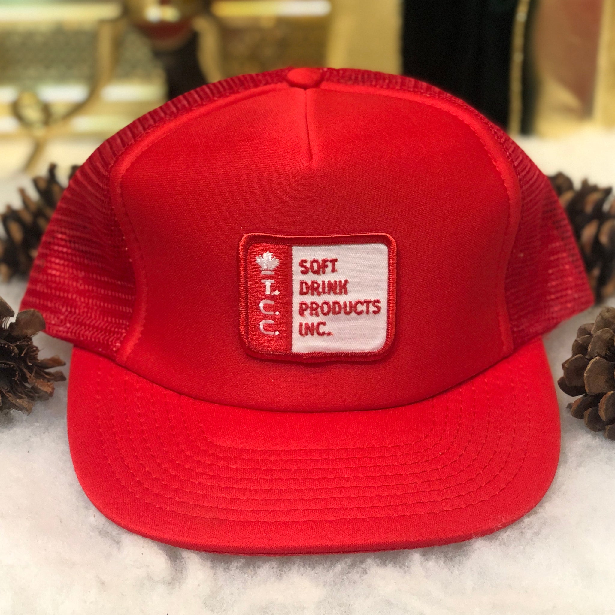 Vintage Deadstock NWOT T.C.C. Soft Drink Products Trucker Hat