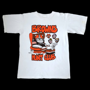 Vintage 1995 NFL Cleveland Browns "Hunt Club" Jack Davis T-Shirt (L)