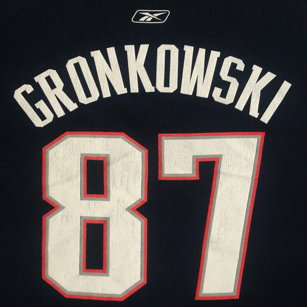 NFL New England Patriots Rob Gronkowski Jersey T-Shirt (L)