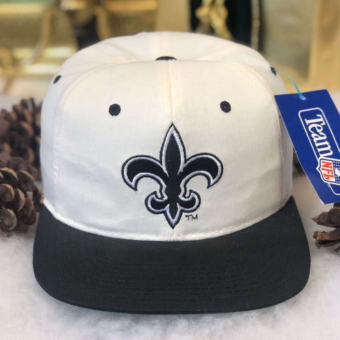 Vintage Deadstock NWT NFL New Orleans Saints FRAM Annco Twill Snapback Hat