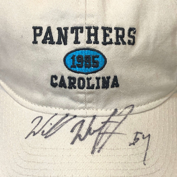 Deadstock NWT NFL Carolina Panthers Will Witherspoon Autographed Reebok Strapback Hat