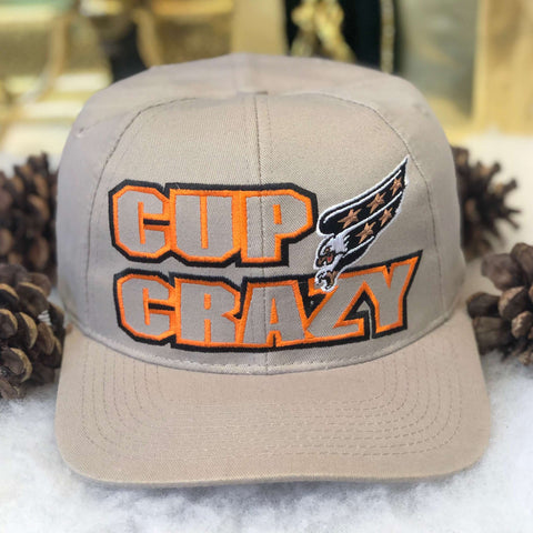 Vintage Deadstock NWOT NHL Washington Capitals Cup Crazy Snapback Hat