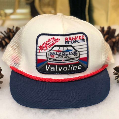 Vintage NASCAR Neil Bonnett Valvoline Racing Trucker Hat