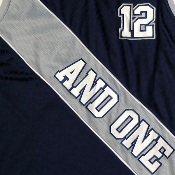 Vintage 2005 AND1 Mixtape Tour The Professor Basketball Jersey (L)
