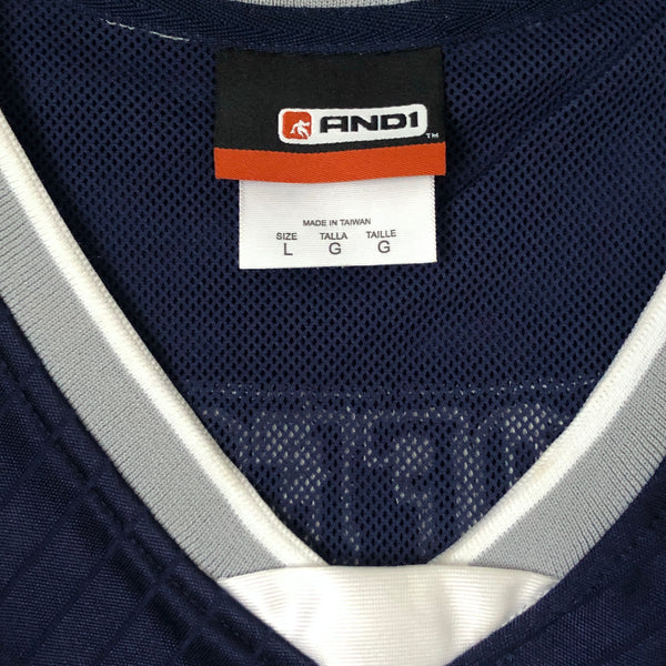 Vintage 2005 AND1 Mixtape Tour The Professor Basketball Jersey (L)