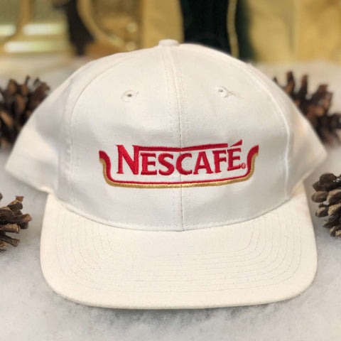 Vintage Nescafé Coffee Twill Snapback Hat