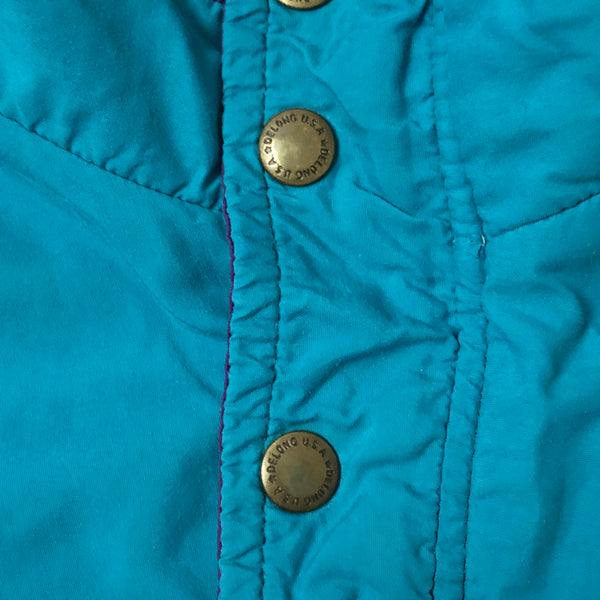 Vintage NBA Charlotte Hornets DeLONG Windbreaker Jacket (S/M)