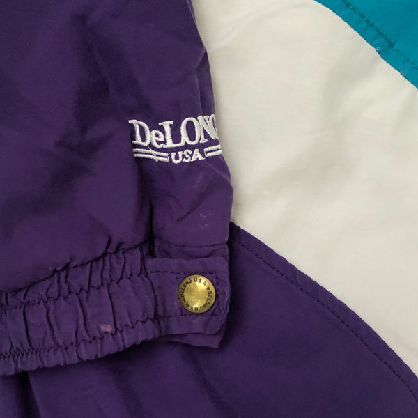 Vintage NBA Charlotte Hornets DeLONG Windbreaker Jacket (S/M)