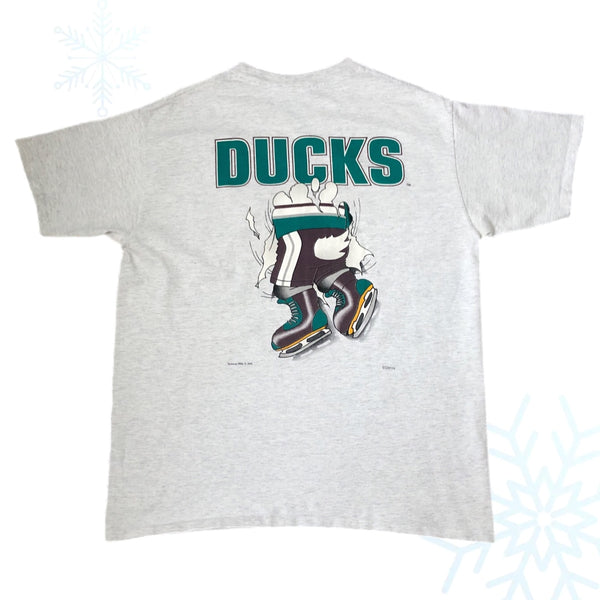 Vintage NHL Anaheim Mighty Ducks Nutmeg Mills Breakthrough T-Shirt (XXL)