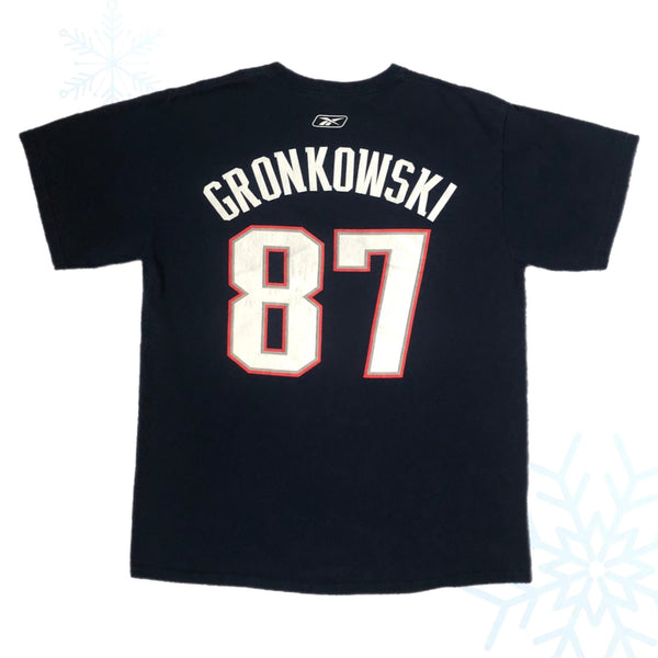 NFL New England Patriots Rob Gronkowski Jersey T-Shirt (L)