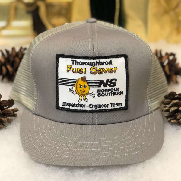 Vintage Thoroughbred Fuel Saver Norfolk Southern Dispatcher-Engineer Team Trucker Hat
