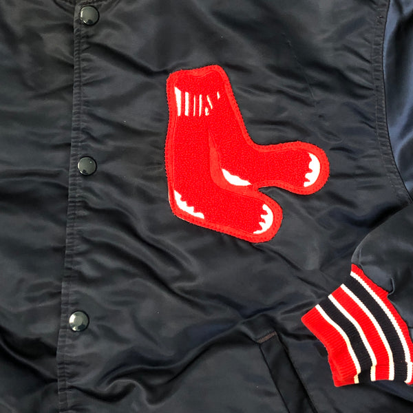 Vintage MLB Boston Red Sox Starter Satin Jacket (XL)