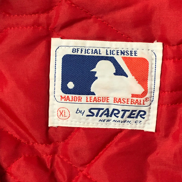 Vintage MLB Boston Red Sox Starter Satin Jacket (XL)