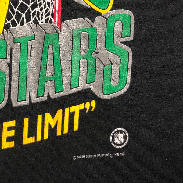 Vintage 1991 NHL Minnesota North Stars "The Sky Is The Limit" Salem Sportswear T-Shirt (M)