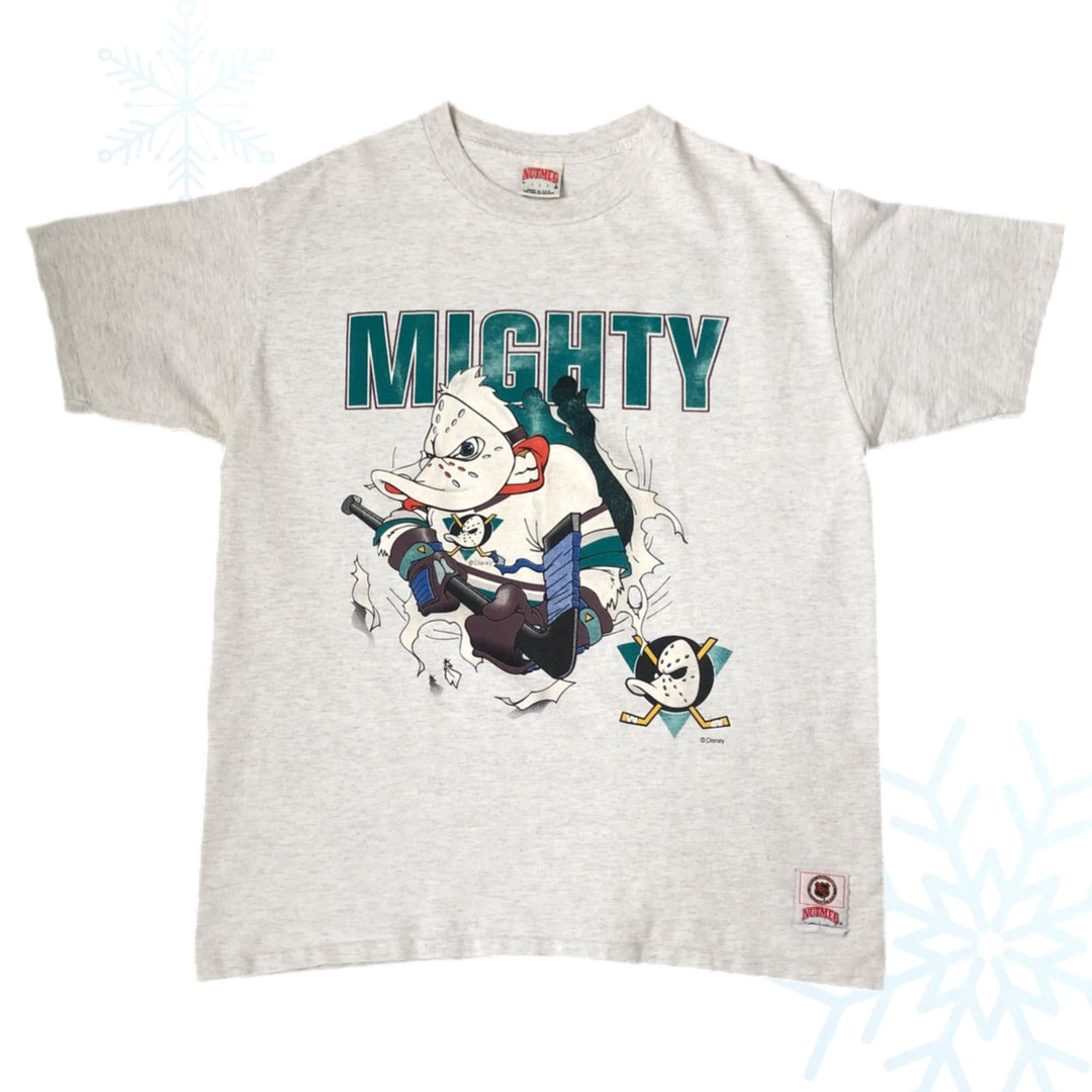 Vintage NHL Anaheim Mighty Ducks Nutmeg Mills Breakthrough T-Shirt (XXL)