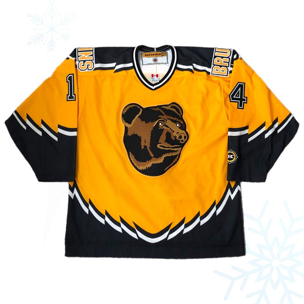 Vintage NHL Boston Bruins Sergei Samsonov Pooh Bear Koho Jersey (L)