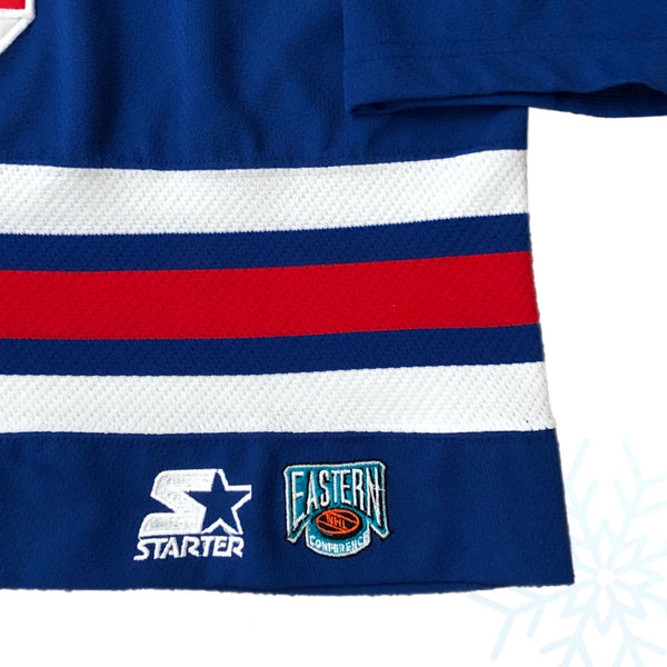 Vintage NHL New York Rangers Brian Leetch Starter Jersey (L)