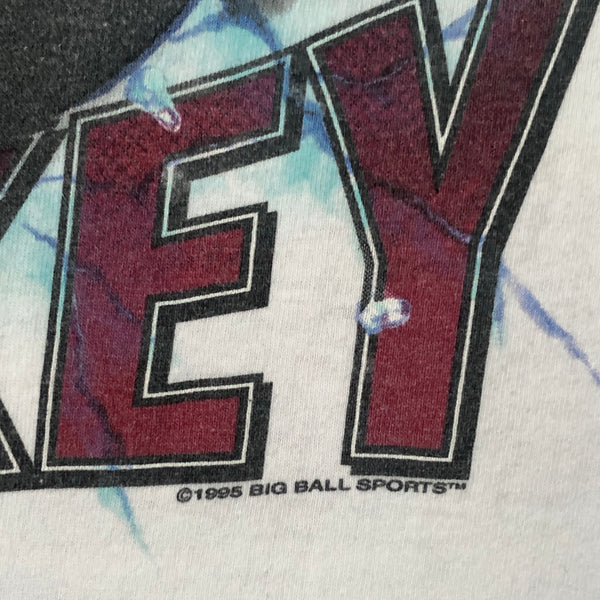 Vintage IHL Chicago Wolves "The Puck Stops Here" Big Ball Sports T-Shirt (M)