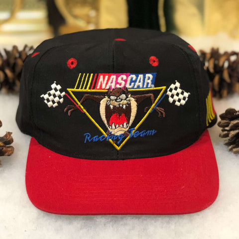 Vintage 1994 NASCAR Taz Looney Tunes Twill Snapback Hat
