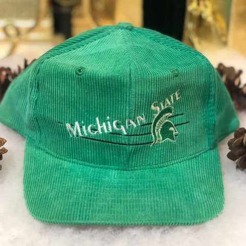 Vintage NCAA Michigan State Spartans Universal Corduroy Snapback Hat