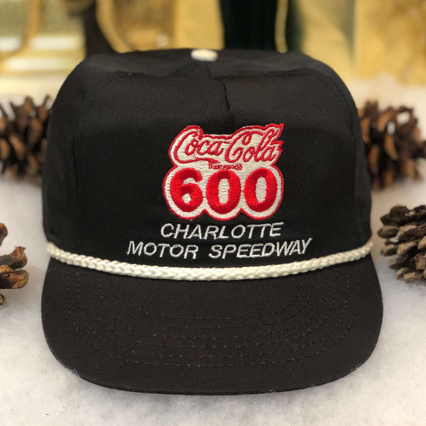 Vintage NASCAR Coca-Cola 600 Charlotte Motor Speedway Twill Snapback Hat