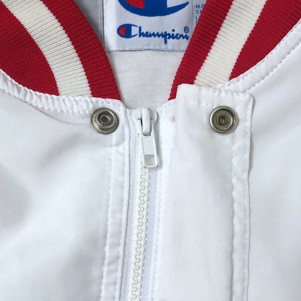 Vintage NBA Chicago Bulls Champion Warmup Shooting Shirt Jacket (XL)