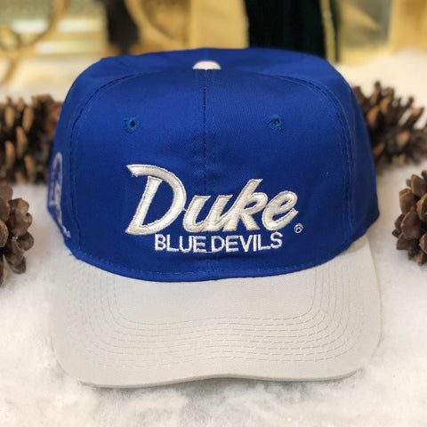 Vintage NCAA Duke Blue Devils Sports Specialties Script Twill Snapback Hat