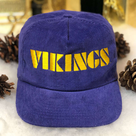 Vintage NFL Minnesota Vikings Starline Corduroy Snapback Hat