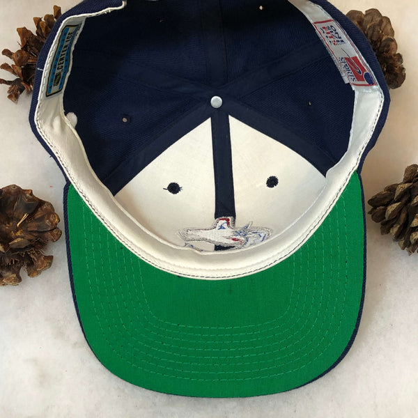 Vintage NHL Vancouver Canucks Sports Specialties Plain Logo Wool Snapback Hat
