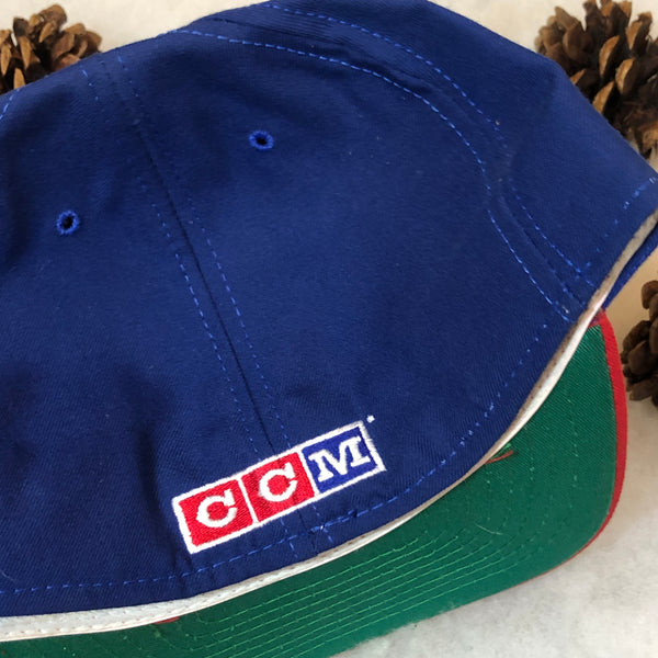 Vintage Deadstock NWT NHL New York Islanders CCM American Needle Wool Fitted Hat 7 3/8