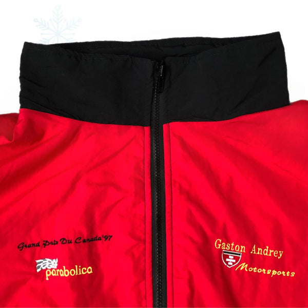 Vintage 1997 Grand Prix du Canada Gaston Andrey Motorsports Ferrari Boston Windbreaker Jacket (XL)