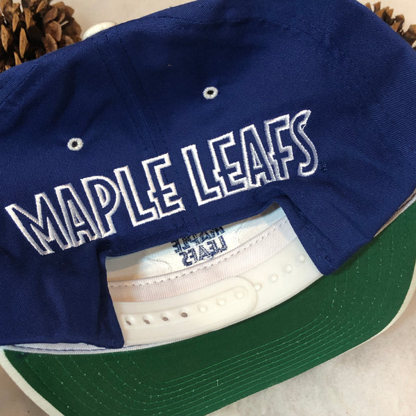 Vintage Deadstock NWT NHL Toronto Maple Leafs CCM American Needle Twill Snapback Hat