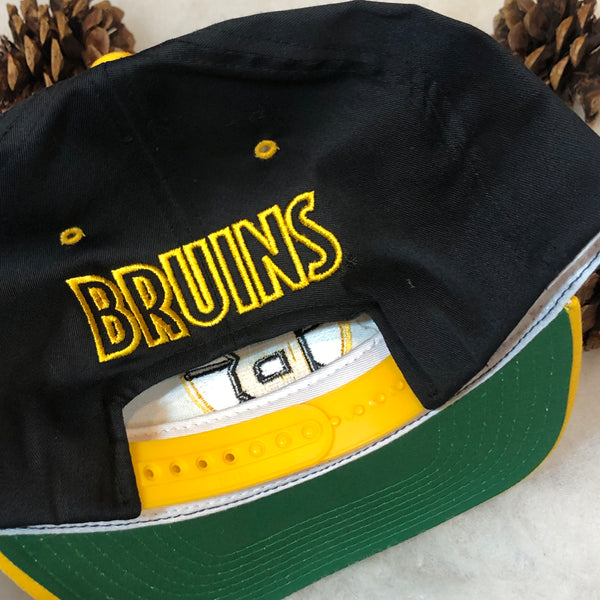 Vintage Deadstock NWT NHL Boston Bruins CCM American Needle Twill Snapback Hat